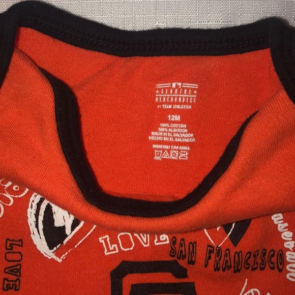 San Francisco baseball one piece - Picture 2 of 2
